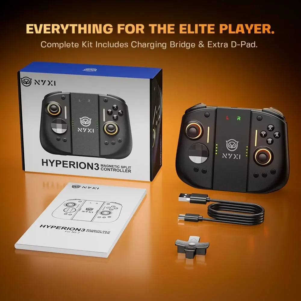 Hyperion 3 Wireless Switch 2 Controller, Joystick, Gyro, Back Buttons, Vibration